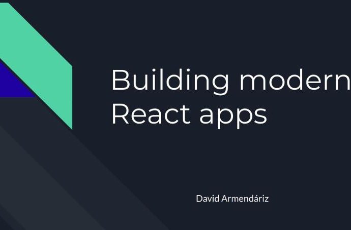 Writing modern React apps