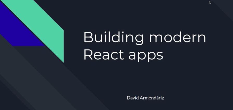 Writing modern React apps