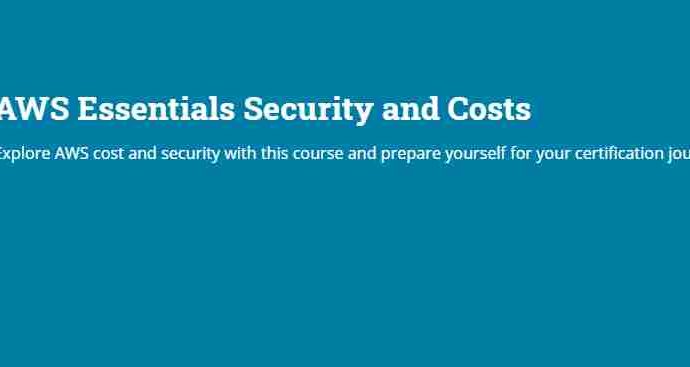 AWS Essentials Security and Costs