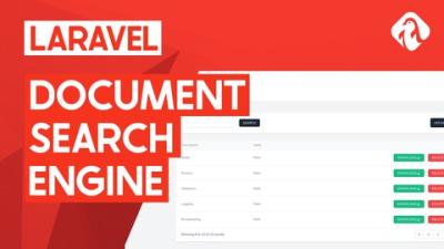 Create a document search engine in Laravel