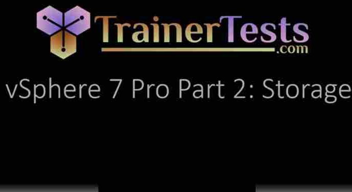 VMware vSphere 7 Professional 02 Storage