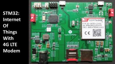 STM32 Internet Of Things with 4G LTE Modem - Hardware